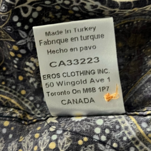 7 Downie St. Men's Shirt Size 8 Large Multi Color London Couture - Picture 4 of 9